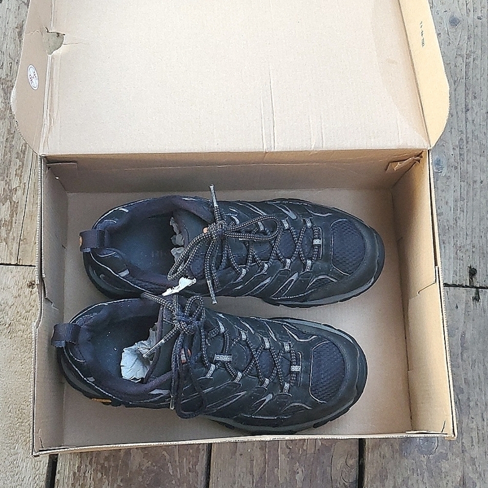 Men's Merrell MOAB 2 GTX Gore-Tex Waterproof Hiking Shoes Black J06037